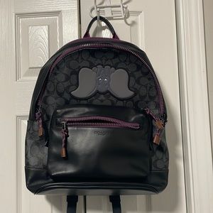 Disney X Coach West Backpack In Signature Canvas With Dumbo